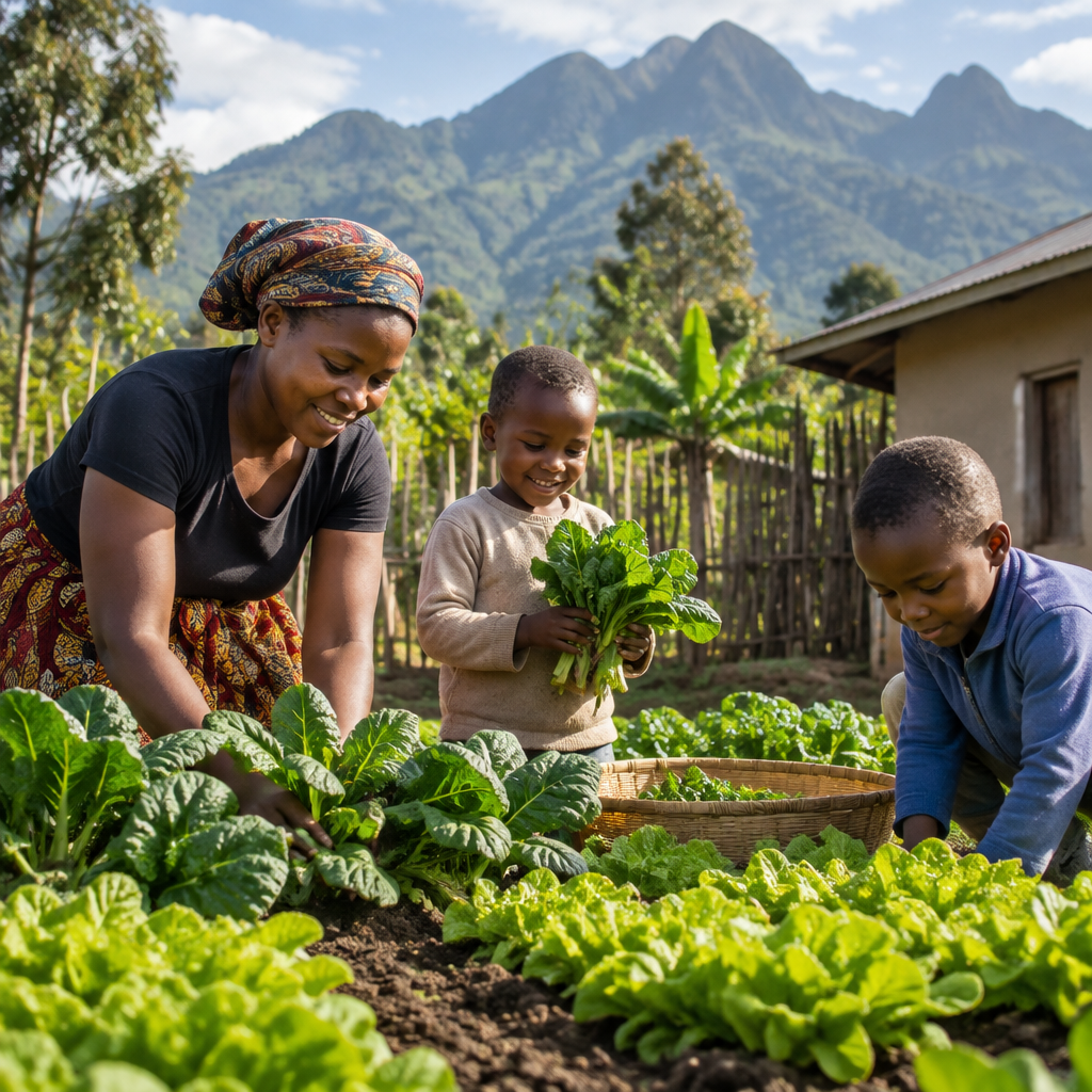 Musanze turns to kitchen gardens to cut child stunting
